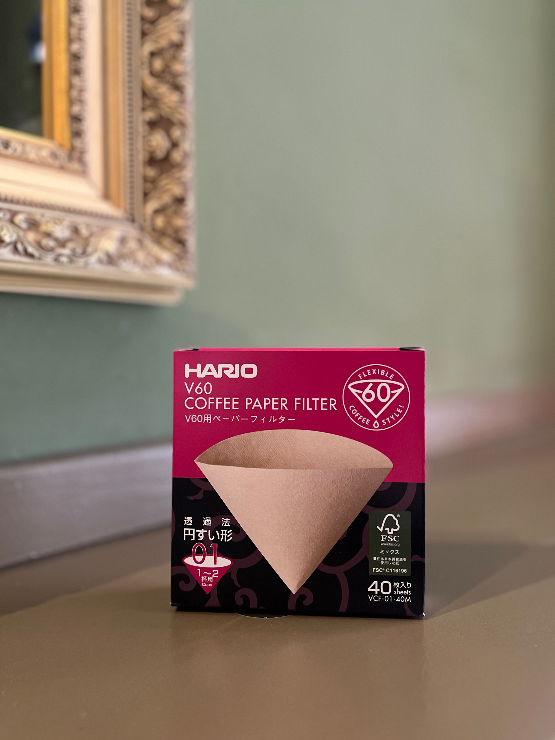 Hario V60 01 paper filters
